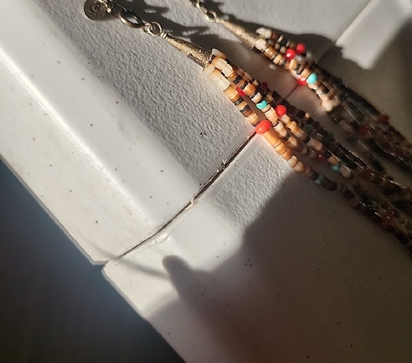 Carolyn Pollack Relios Bundle Sterling Silver Ring Sz 7 W Box & Heish Necklace - Picture 13 of 14